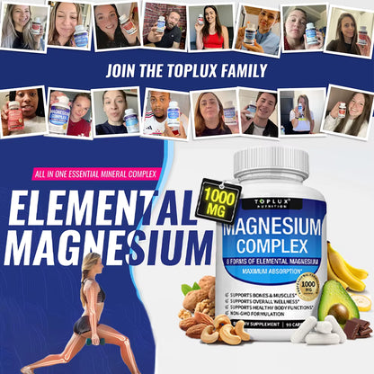 SUPLEMENTO COMPLEJO DE MAGNESIO 60 CAPSULAS