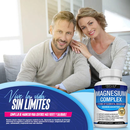 SUPLEMENTO COMPLEJO DE MAGNESIO 60 CAPSULAS